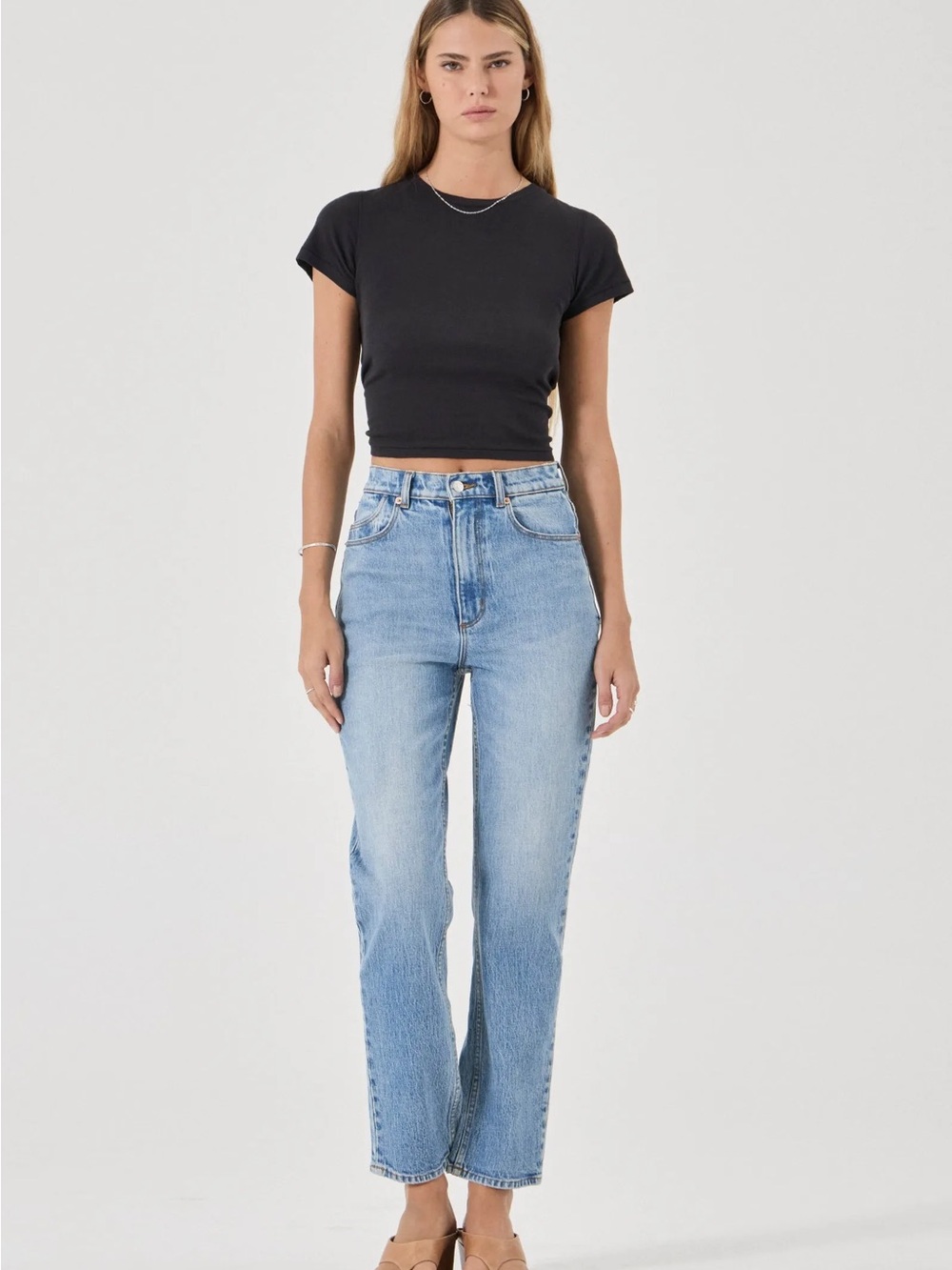 ROLLA'S Light Blue Straight Jeans